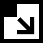 Arrow Right Corner Down 276 SVG Icon